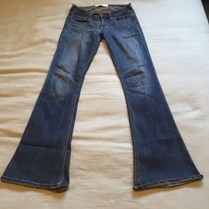 Hollister denim flare jeans.